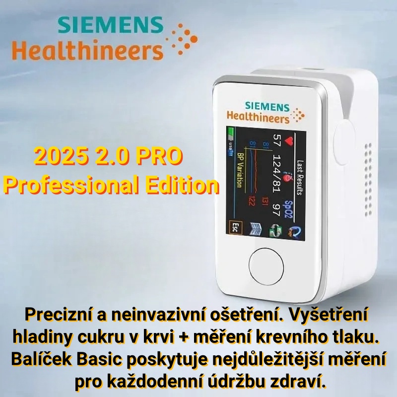 🌈Technologická inovace v lékařském výzkumu v roce 2025: Bezbolestný a neinvazivní přenosný glukometr Siemens, sledování stavu glukózy v krvi nebylo nikdy tak snadné!