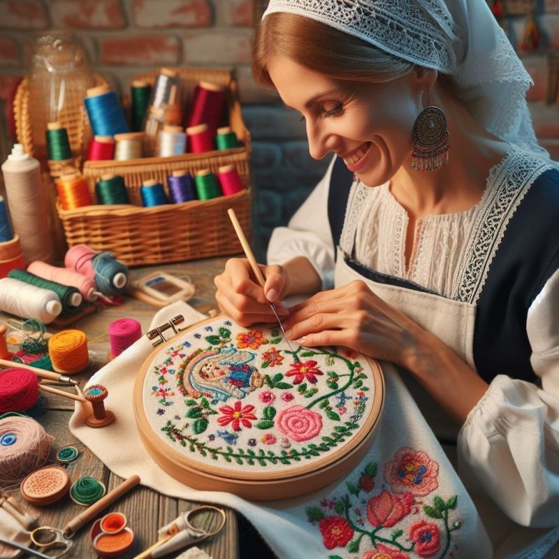 Česká nezaměstnaná maminka začíná podnikat ve výrobě unikátních vyšívaných tašek