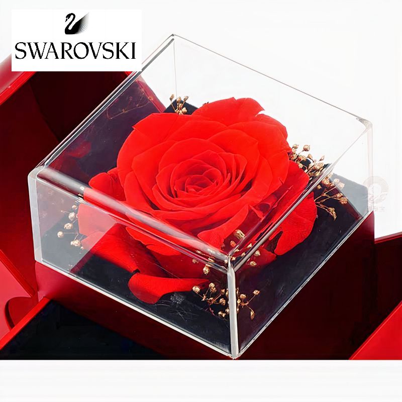 🎁Platinový náhrdelník Sfarovski v dárkové krabičce - Nejlepší dárek pro přítelkyni, přítelkyni, matku