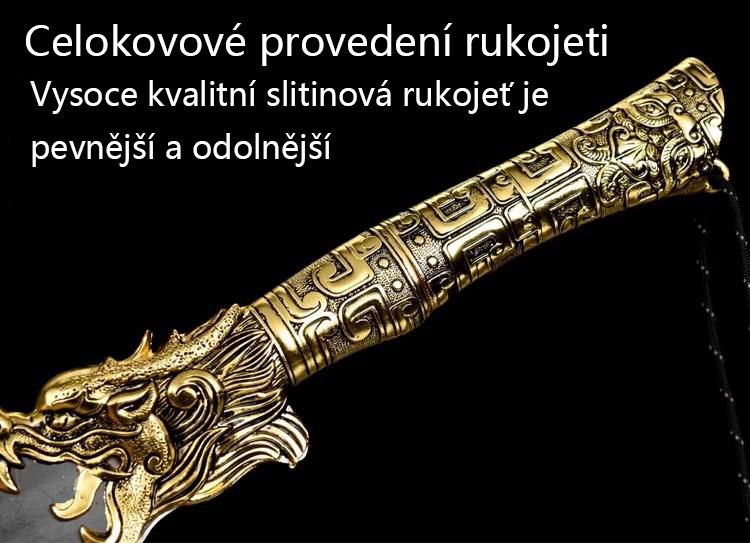 Vysoce kvalitní ručně vyřezávaná dračí sekera, nejvíce personalizovaný dárek