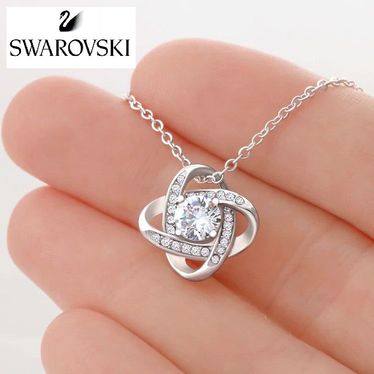 🎁Platinový náhrdelník Sfarovski v dárkové krabičce - Nejlepší dárek pro přítelkyni, přítelkyni, matku