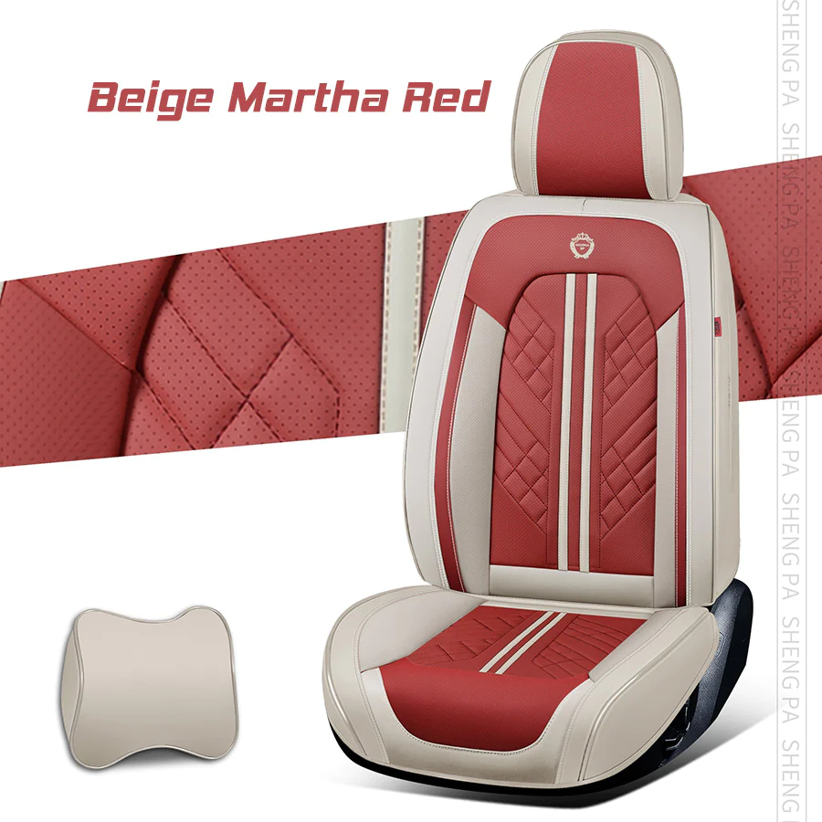 "American Zeta 2023 American Zeta 2023 Set complet de huse universale respirabile impermeabile din piele pentru mașini, SUV-uri, camioane