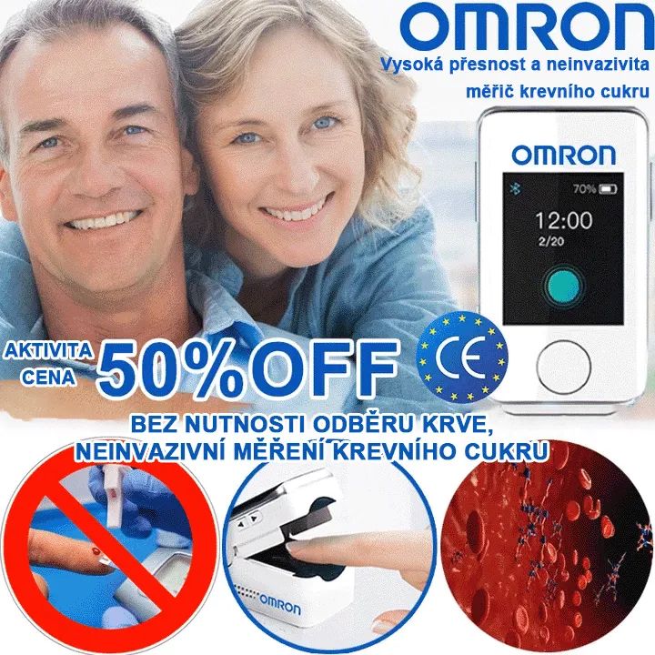 [Dovezeno z Japonska] Vysoce přesný neinvazivní glukometr Omron, vyšetření celého těla jedním kliknutím