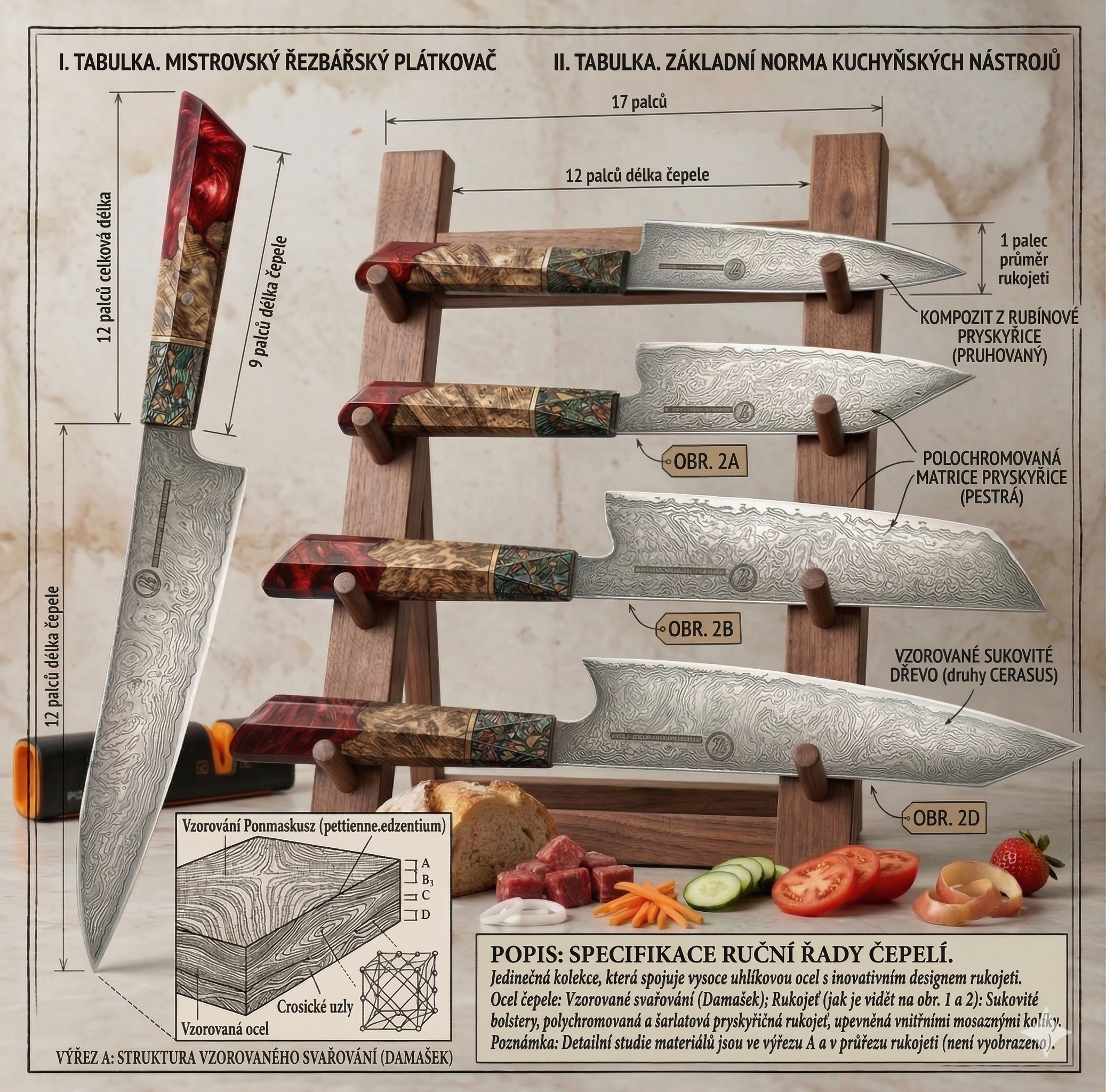 Sada kuchyňského nádobí KASUMI™ s limitovanou edicí Damašského nábytku – Do vyprodání zásob! ⏳