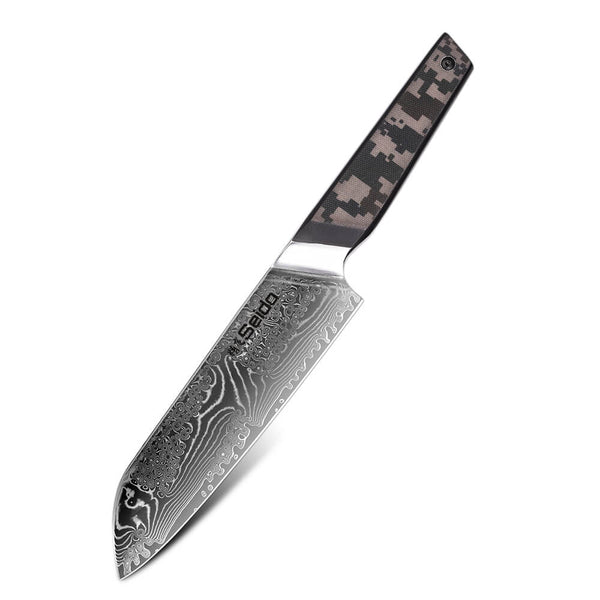 迷彩大马士革三德刀