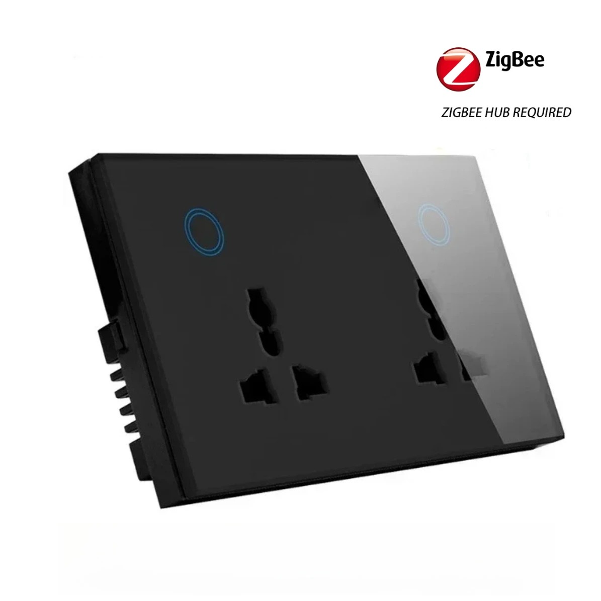 Melery Zigbee Tuya 147 Wall Socket USB Type-C PD 20W Universal Power Plug Outlet Touch Switch Voice Remote by Alexa Google Home-Melery