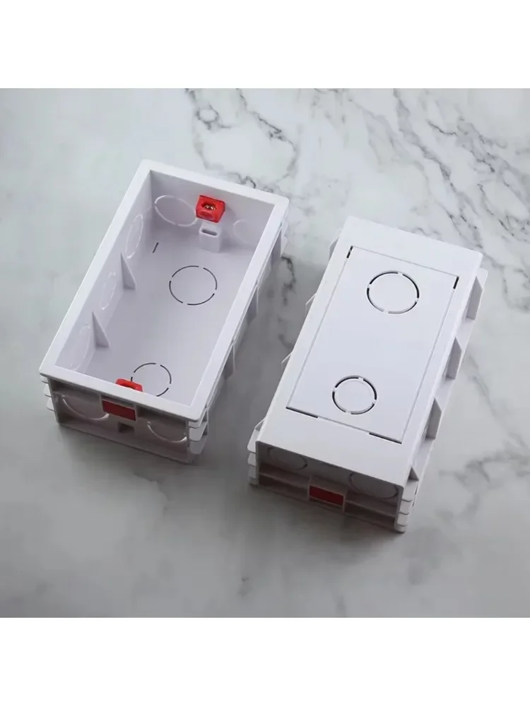 Melery 147 Dry Lining Box For Gypsum Board Drywall Plaster board 47mm Depth Wall Switch BOX  Socket Cassette  146*86mm-Melery