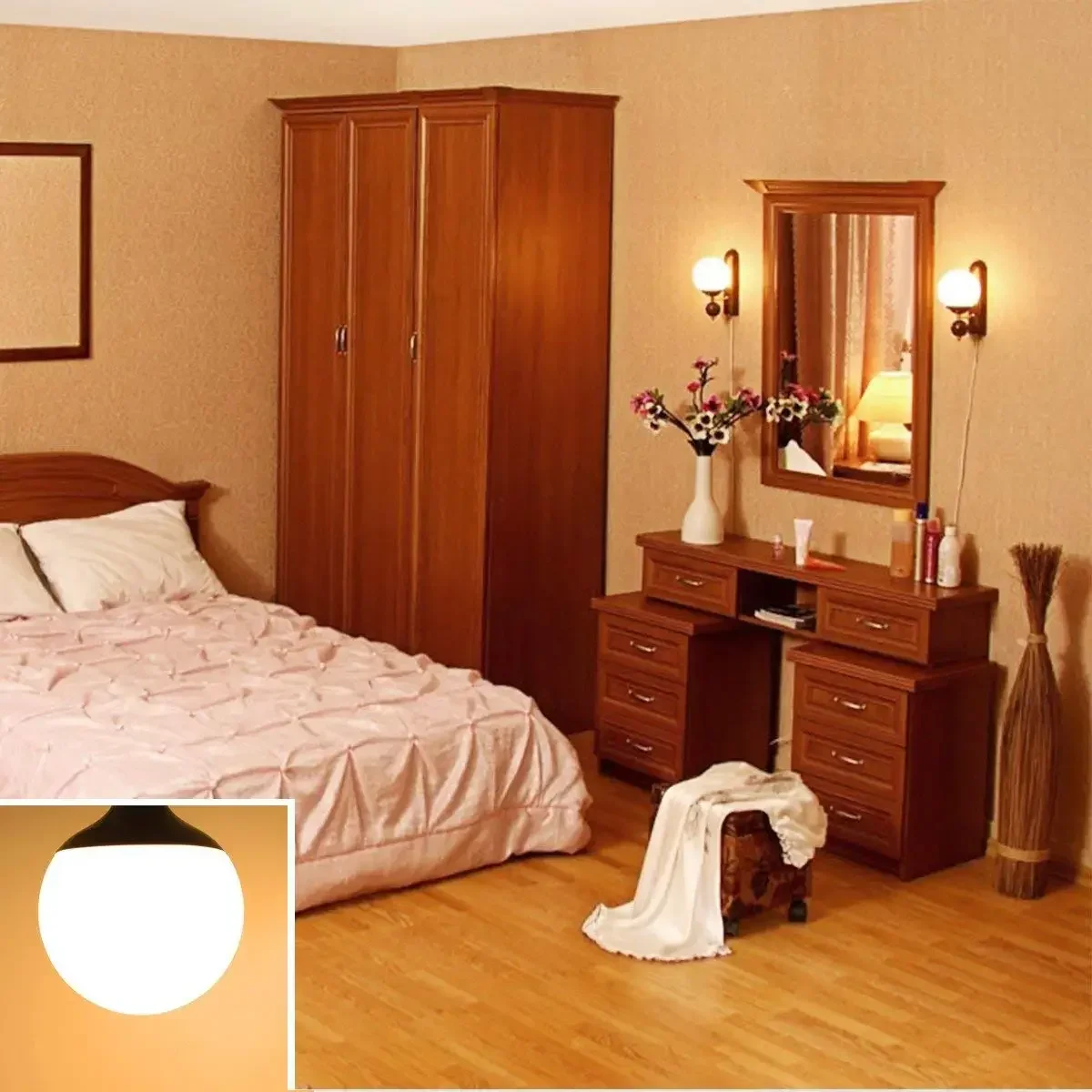 Melery E26 E27 LED Light Bulb 20W Globe G120 Lamp Edison Screw 200W Equivalent Daylight 5/6000K Warm White 2700K 1800lm for Home Using-Melery