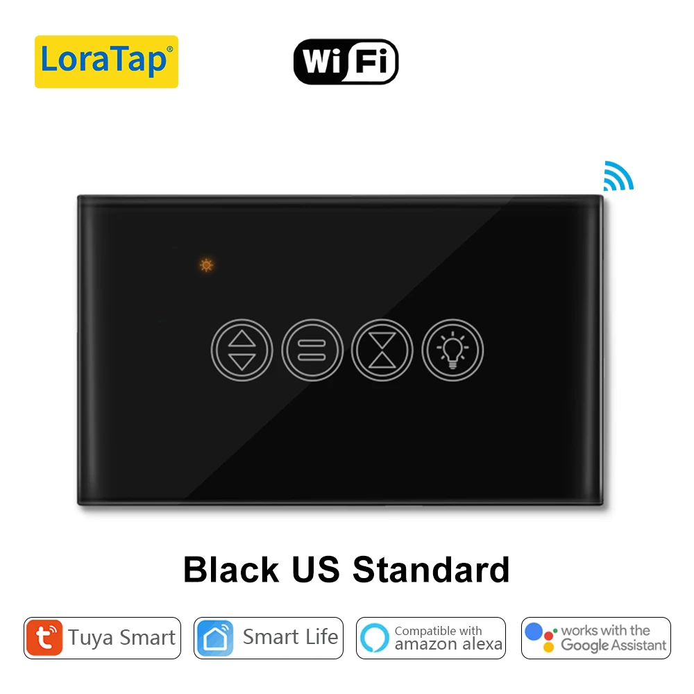 Melery Tuya Smart Life WiFi Roller Shutter Curtain Light Switch for Electric Motorized Blinds Work for Alexa Google Home Voice-Melery