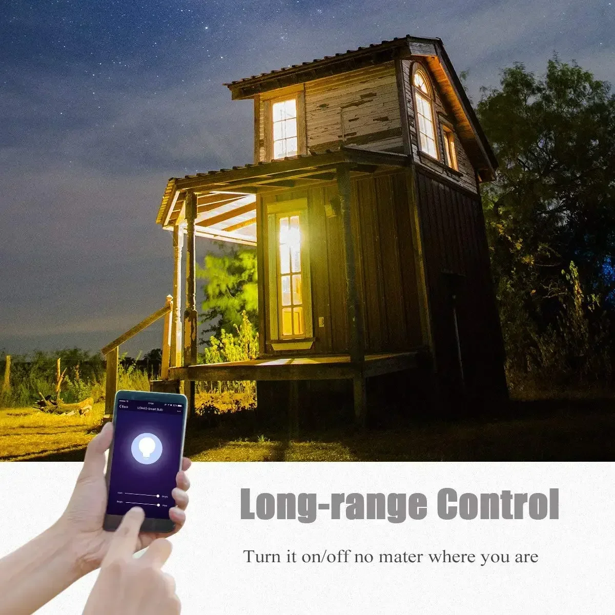 Melery Flood Light WiFi Smart Lighting 20W LED Multicolor RGB Waterproof IP65 200W Equivalent Indoor Outdoor Security Spotlight Party-Melery