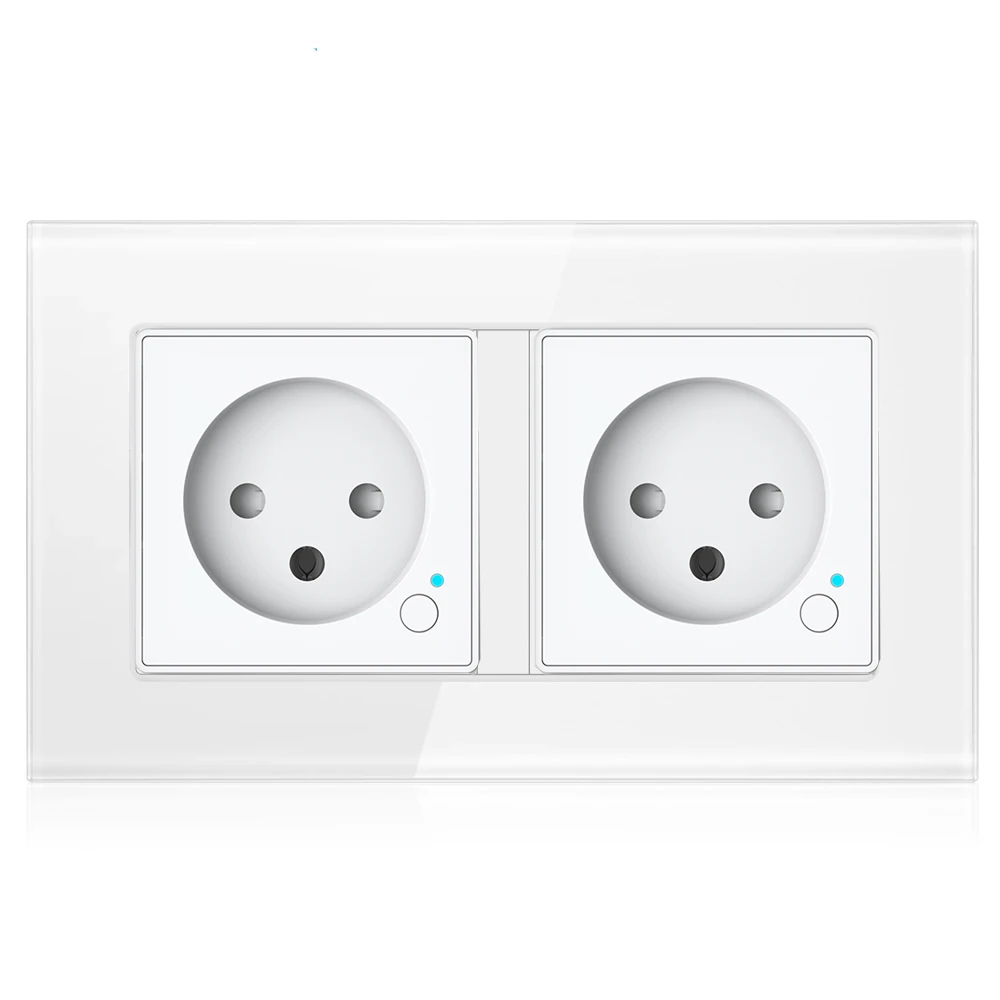 Melery  Tuya WiFi Smart Israel WallSwitch Socket EU Power Plug Outlet USB Type-C PD20W ChargePort for Iphone Alexa Dot GoogleHome-Melery