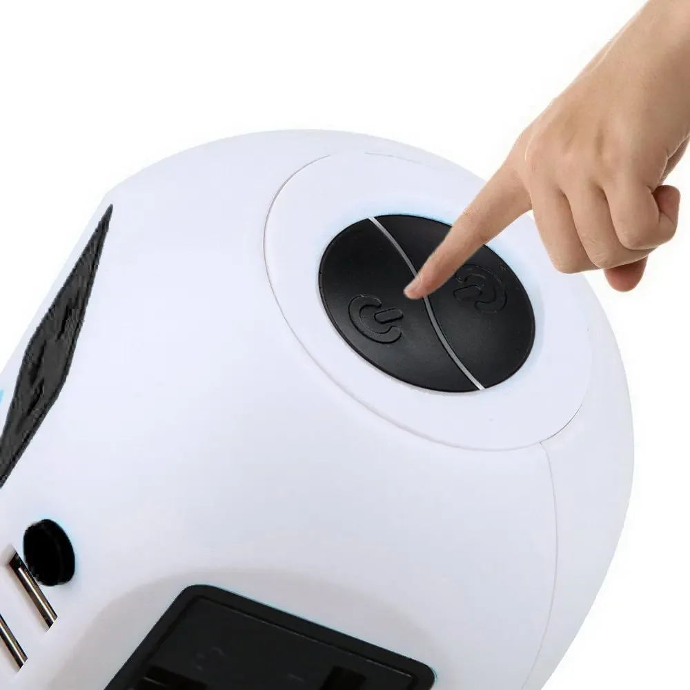 Melery Tower Power Strip Vertical UK Plug Adapter Outlets 8 way AC Multi Electrical Sockets with USB Surge Protector 3m Extension Cord-Melery