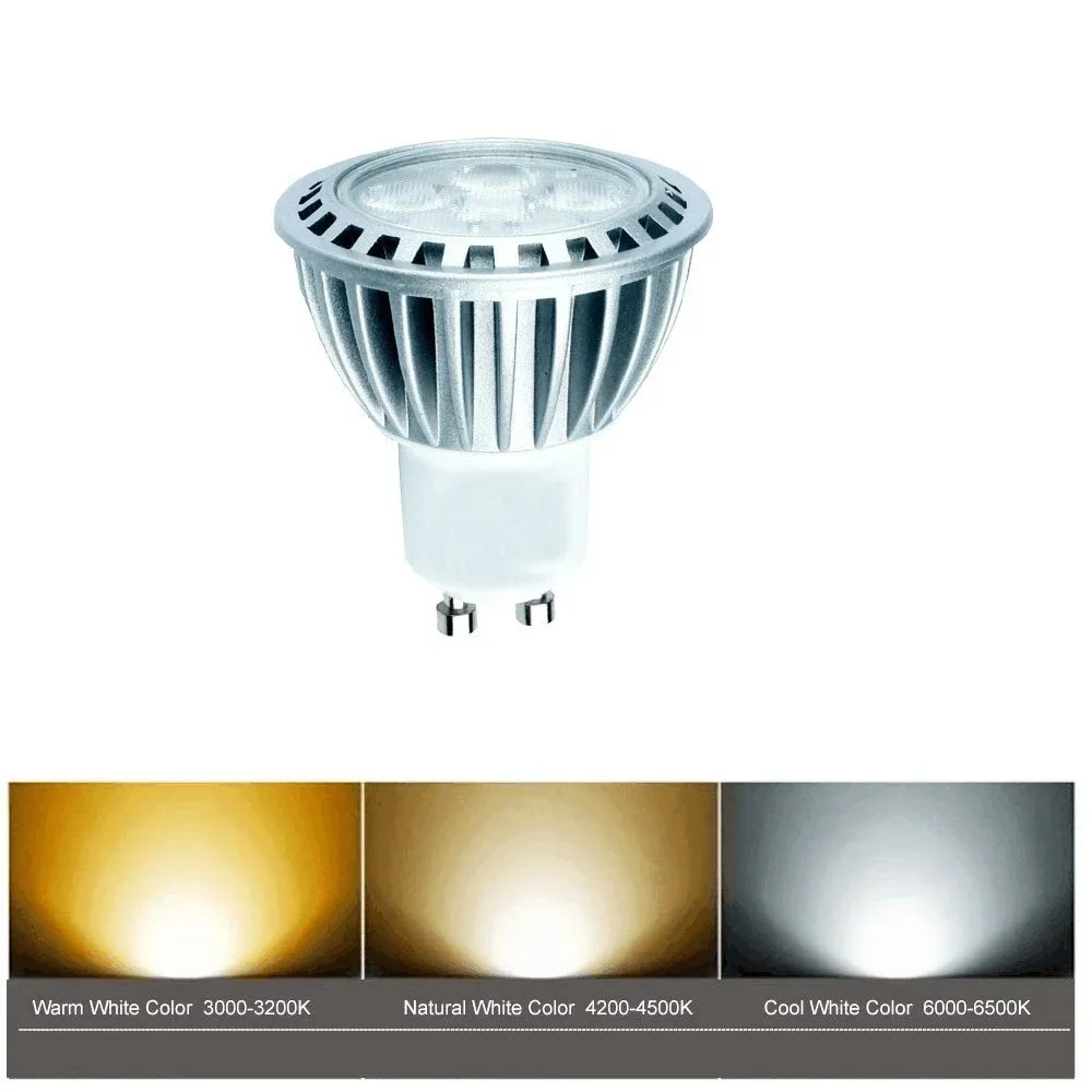 Melery  GU10 LED Light Bulb 7W Warm/Cold White Spot  Lamp Replaced 70W Halogen  600lm 230V AC 4pcs Pack [Energy Class A +] 4PACK-Melery