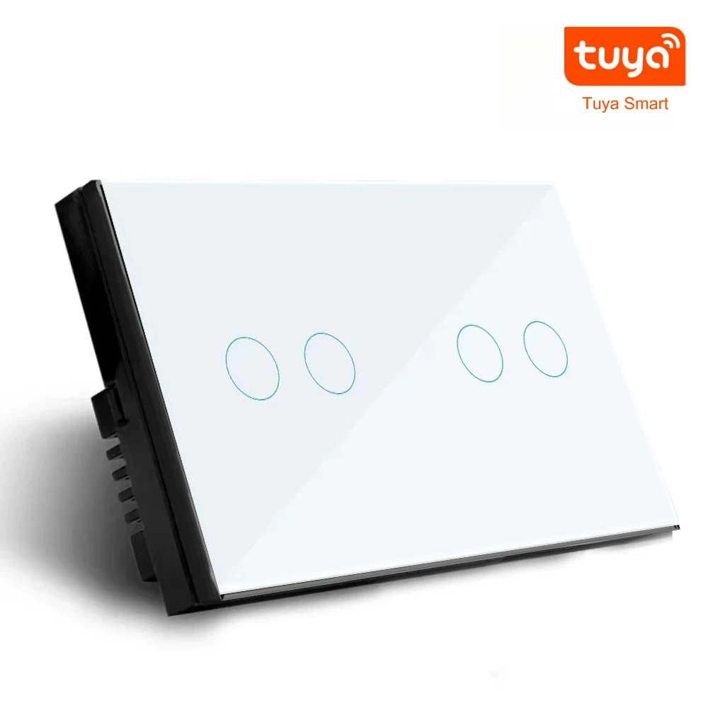 Melery Smart Tuya Light Switch 4/5/6/8/10 Gang Glass Wall Touch Sensor Alexa Remote Voice Control Google Home Assistant Office-Melery