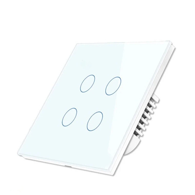 Melery Wifi Smart Light Switch Wall Glass Screen Interruptor Touch Panel Voice Control Wireless by Alexa Google Home 1/2/3/4Gang-Melery
