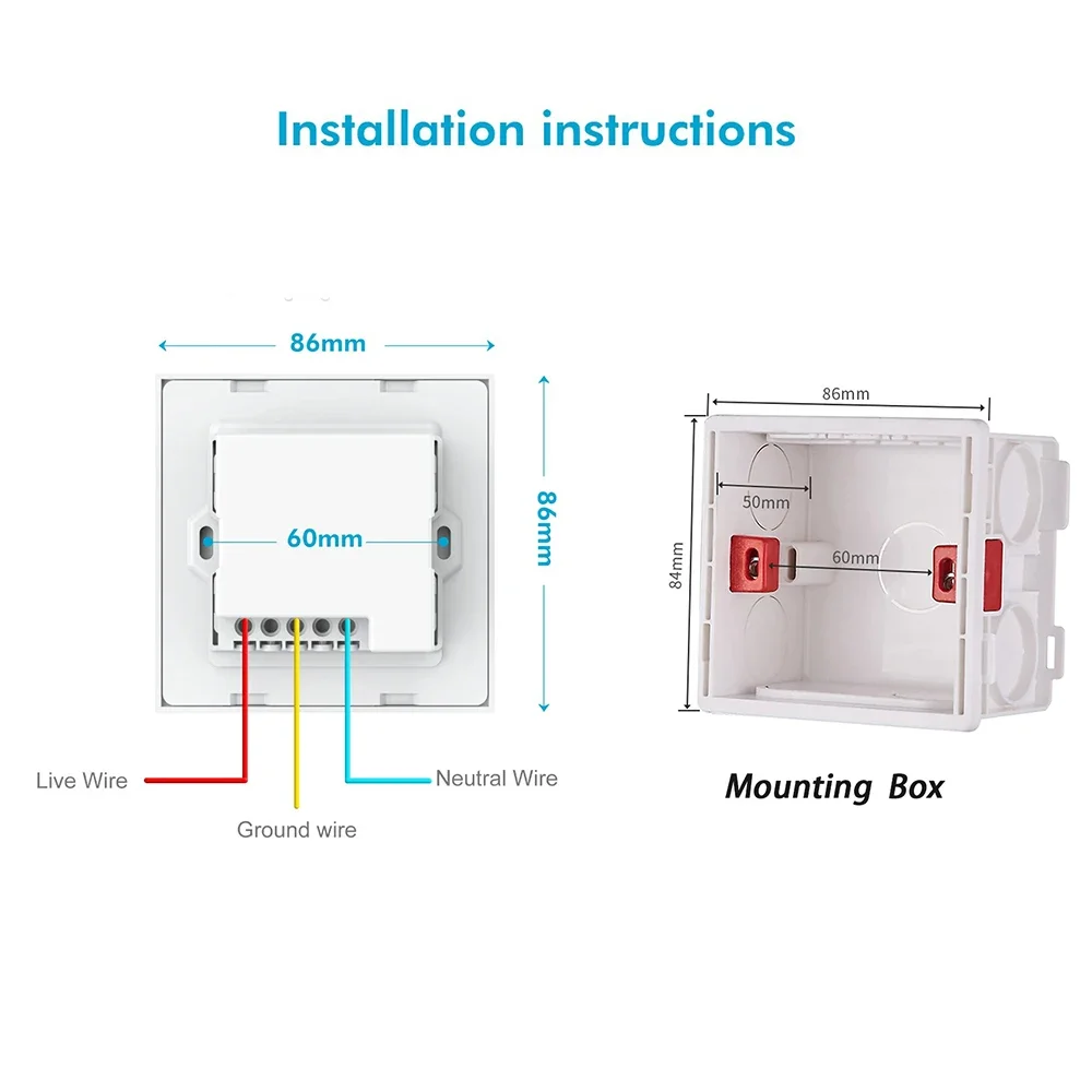 Melery Israel Wall Socket Tuya WiFi Smart Power Plug Outlet USB Type-C PD 20W Charge Port for Iphone by Alexa Dot Google Home-Melery