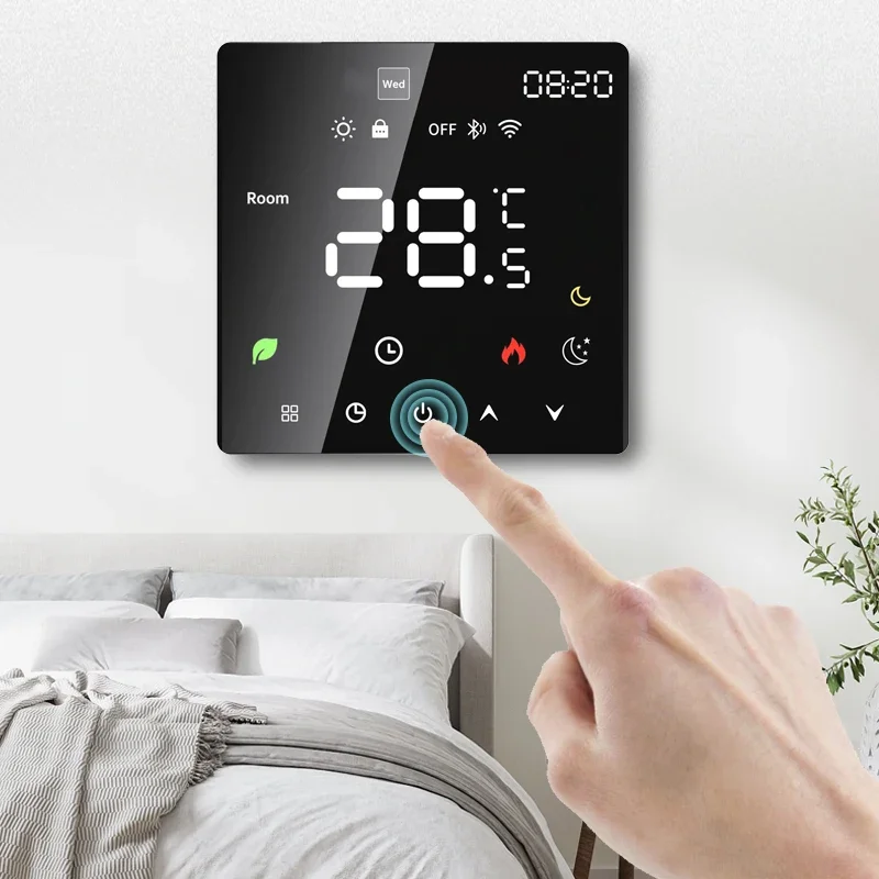 Melery Tuya WiFi Smart Thermostat Temperature Controller Water Electric Floor Heating Gas Boiler App Voice Control by Alexa Google Home-Melery