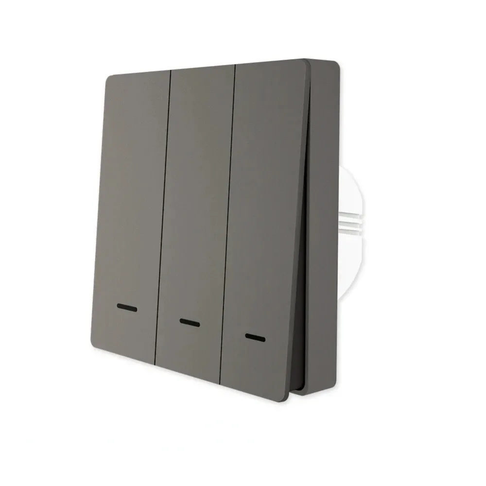 Shawader ZigBee Smart Light Switch Push Button Wall Interruptor Inteligente Tuya SmartLife App 2 Way Remote By Alexa Google Home-Melery