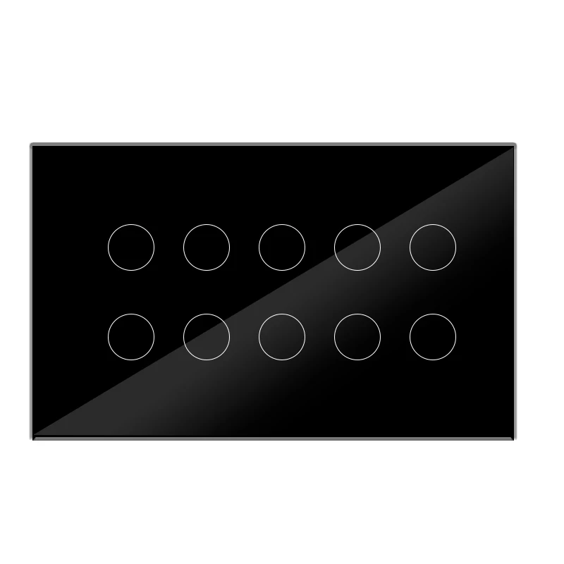 Melery  Zigbee Interruptor Smart Light Switch Wall Touch Glass Panel Alexa Voice Control Google Home Signal Reapter Hub Required-Melery