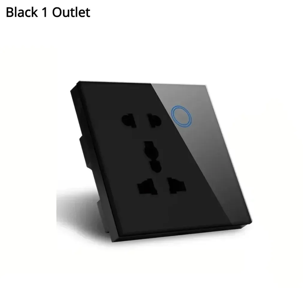 Melery  WIFI Wall Socket TYPE-C USB Universal Electrical Plug Outlet 13A Power Touch Switch Wireless Charge by Alexa Google Home-Melery