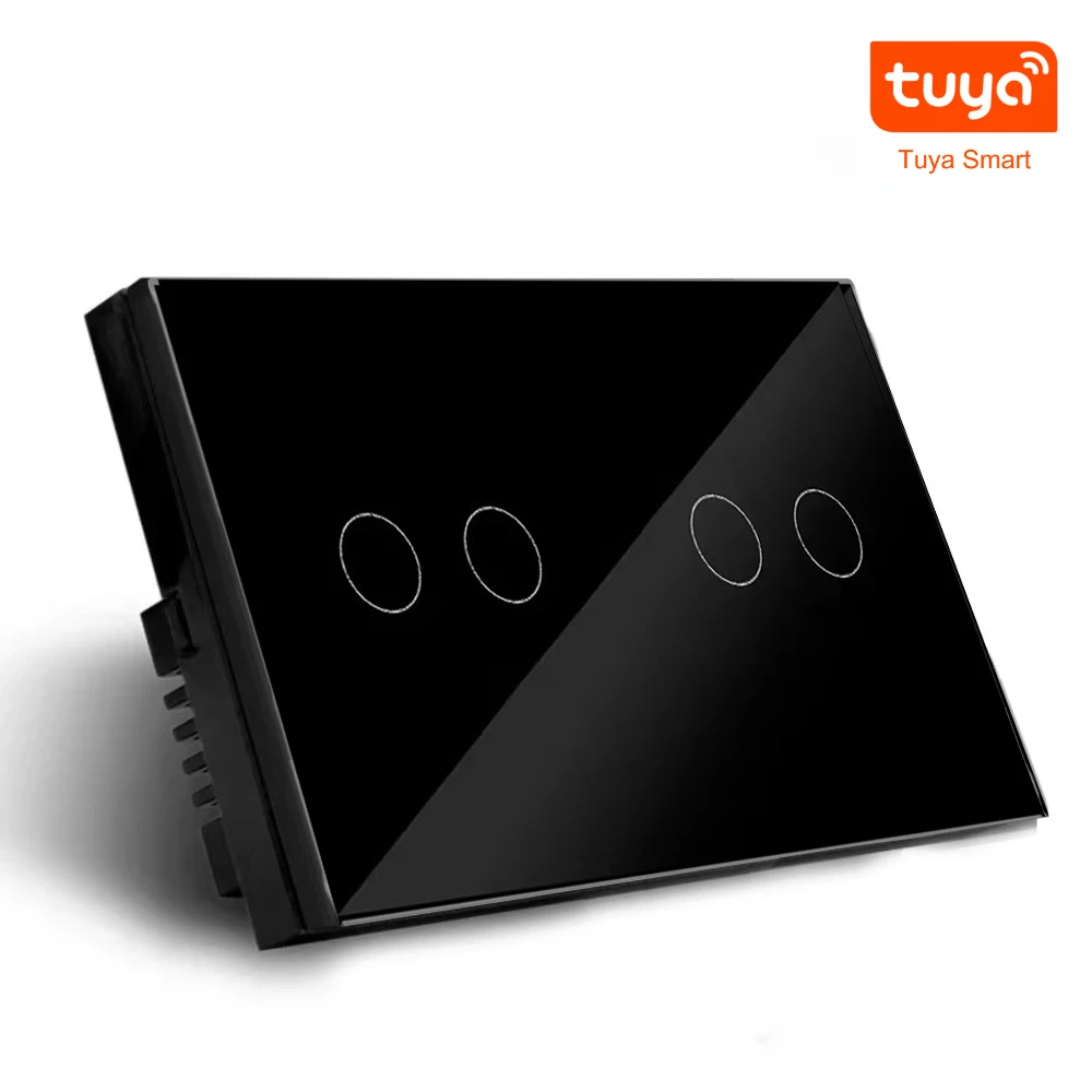 Melery Smart Tuya Light Switch 4/5/6/8/10 Gang Glass Wall Touch Sensor Alexa Remote Voice Control Google Home Assistant Office-Melery