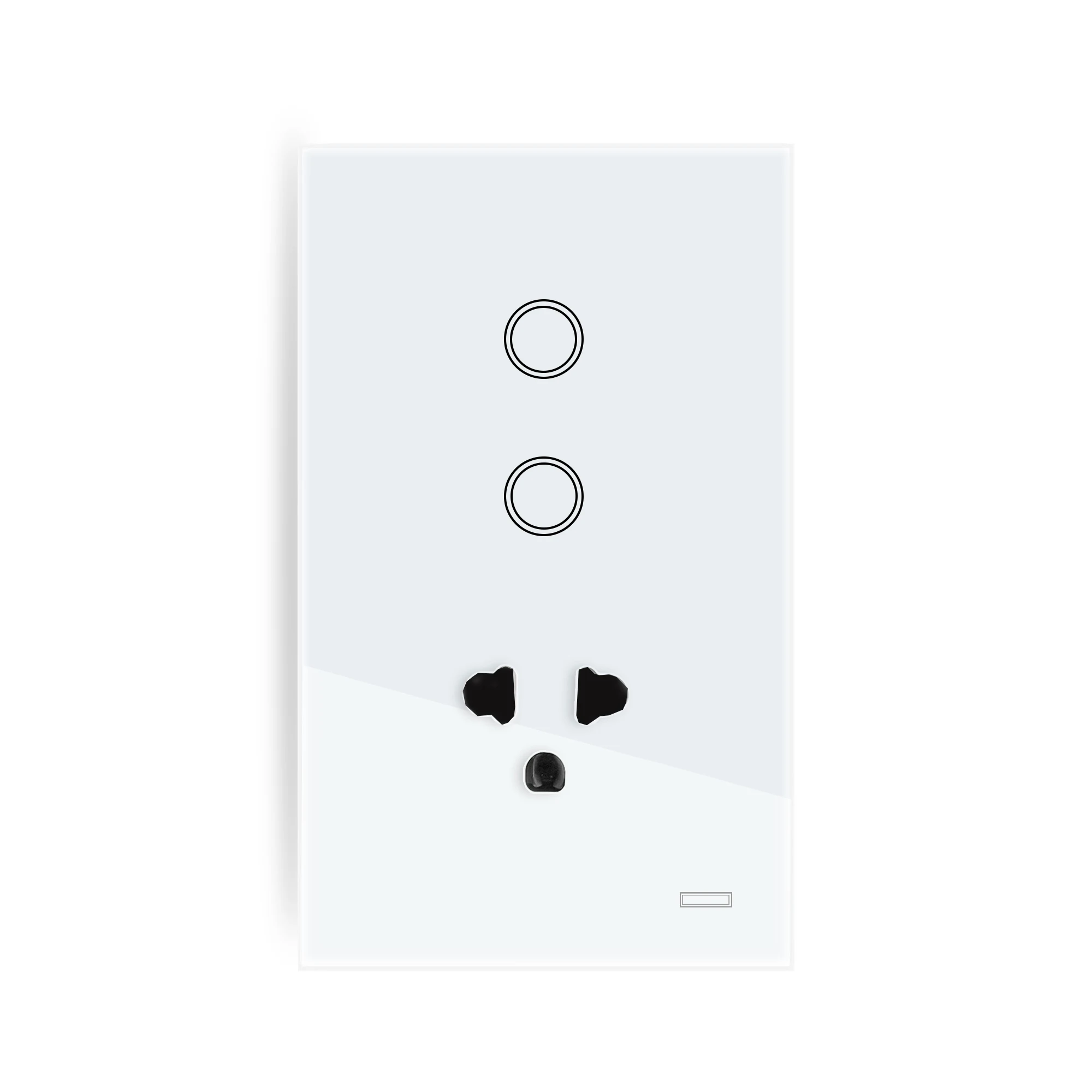 Melery Thailand Plug Wall Socket Wifi Smart Tuya Light Switch US EU Brazil Outlet Touch Glass Panel Remote by Alexa Google Home-Melery