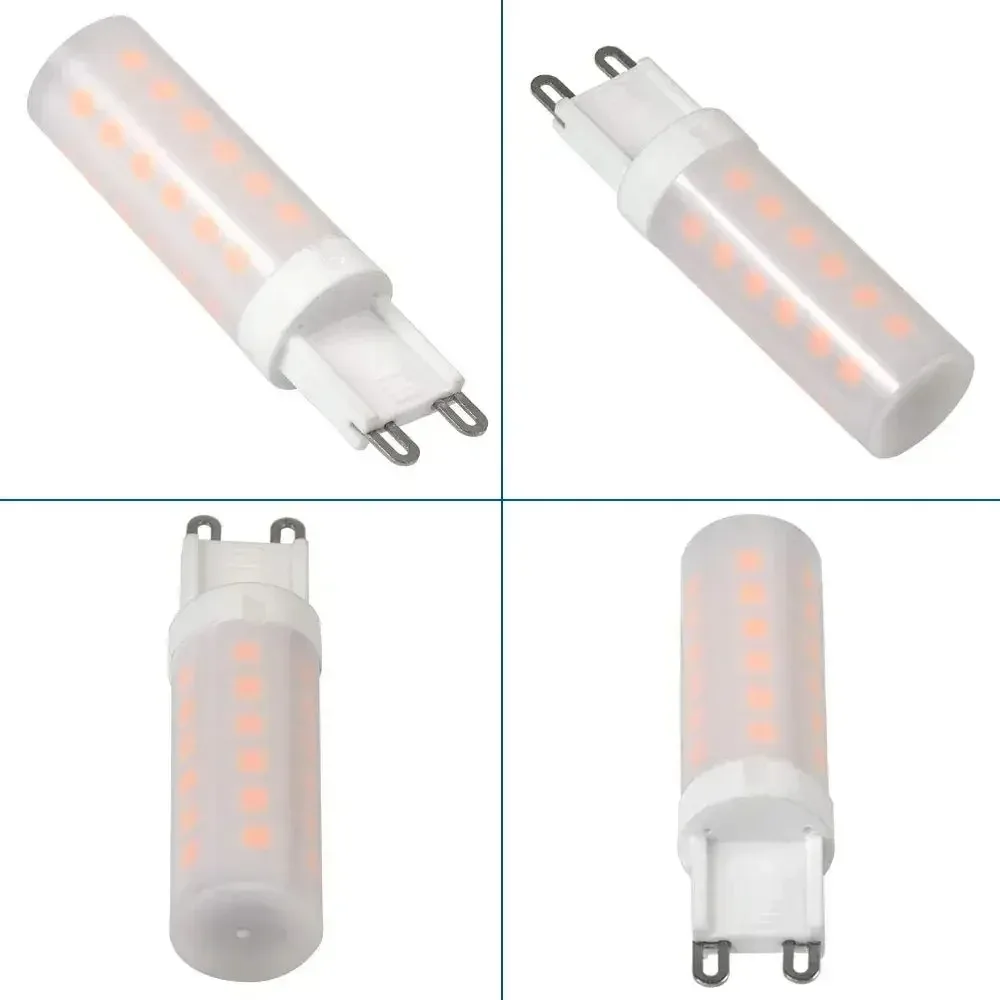 Melery  G9 Flame Lamp LED Light Bulb 0.5W PC Ceramic Paint 10lm SMD AC 220-240V 1300-1700K 360 degree [Energy Class A] 3Pack-Melery