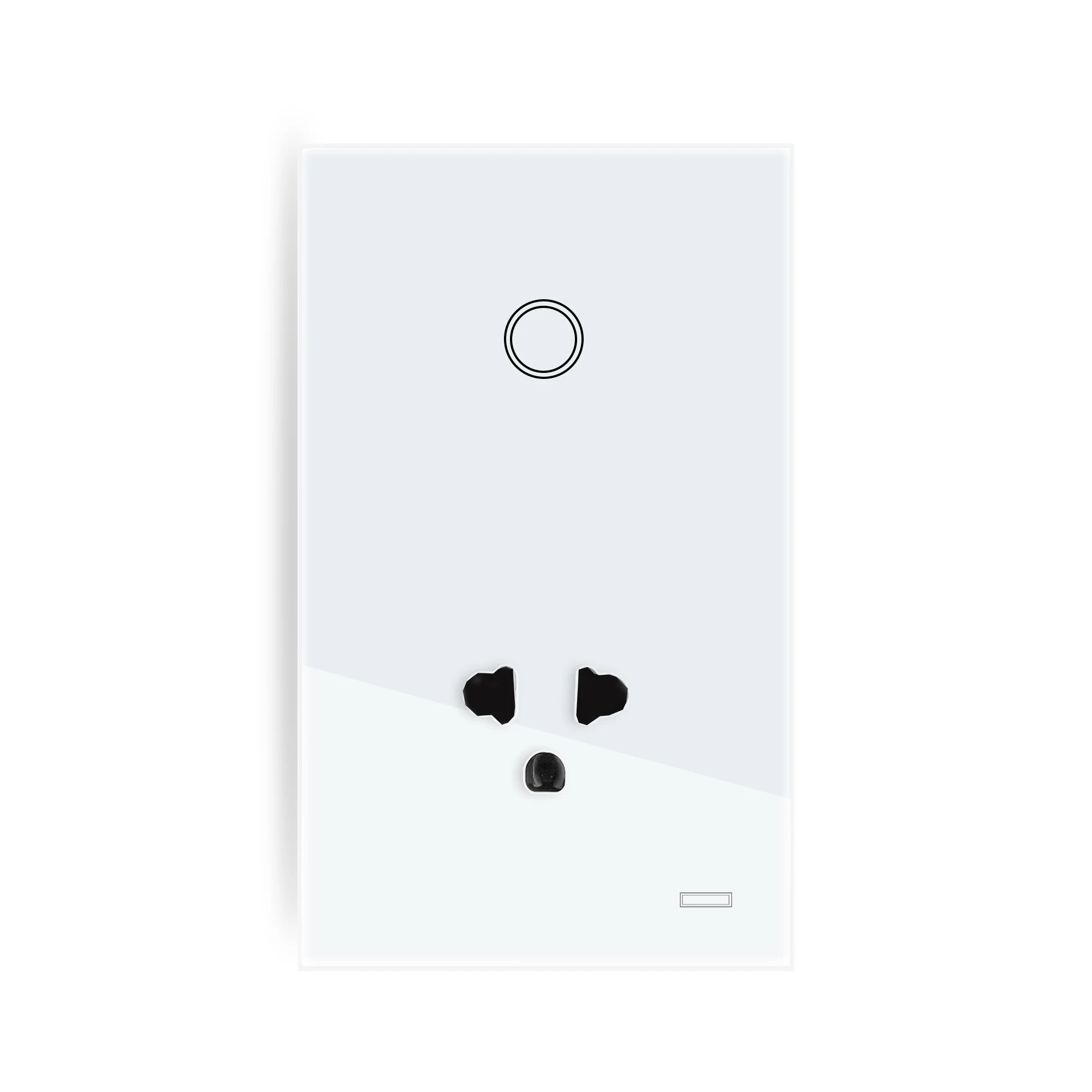 Melery Thailand Plug Wall Socket Wifi Smart Tuya Light Switch US EU Brazil Outlet Touch Glass Panel Remote by Alexa Google Home-Melery