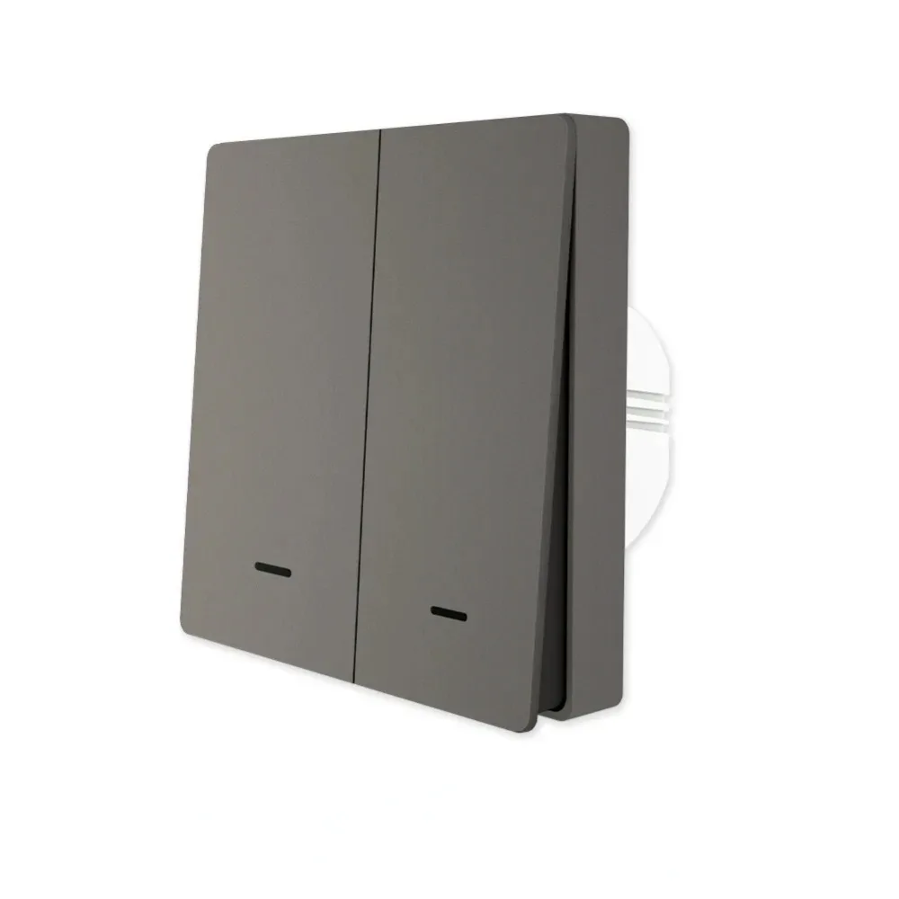 Shawader ZigBee Smart Light Switch Push Button Wall Interruptor Inteligente Tuya SmartLife App 2 Way Remote By Alexa Google Home-Melery