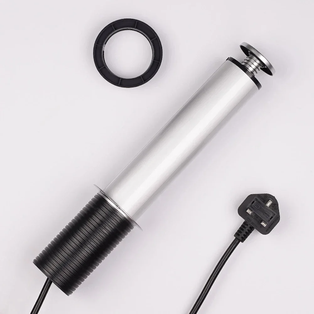 Melery Type-C French Outlets Pop Up Socket Power Strip Multiple Desktop Hidden Outlet 3 Way 2USB Charge Ports for Office Home Kitchen-Melery