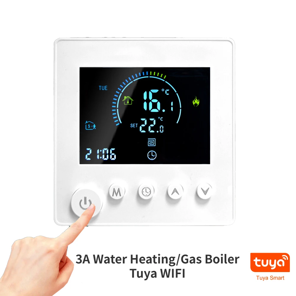 Melery WiFi Smart Thermostat Electric Floor Heating Water Gas Boiler Temperature Wireless Remote Controller by Tuya Google Home Alexa-Melery