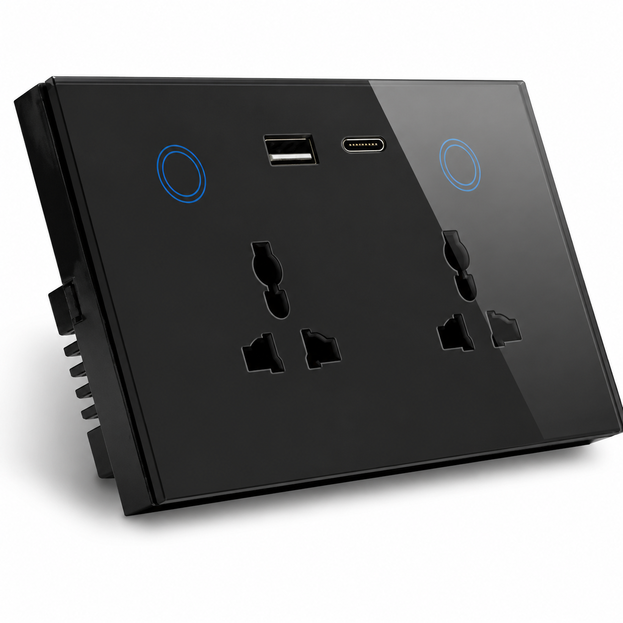 Melery Matter Smart Type-C PD 20W USB Wall Socket Universal Electrical Plug Outlet Power Touch Switch Homekit Alexa Google Home