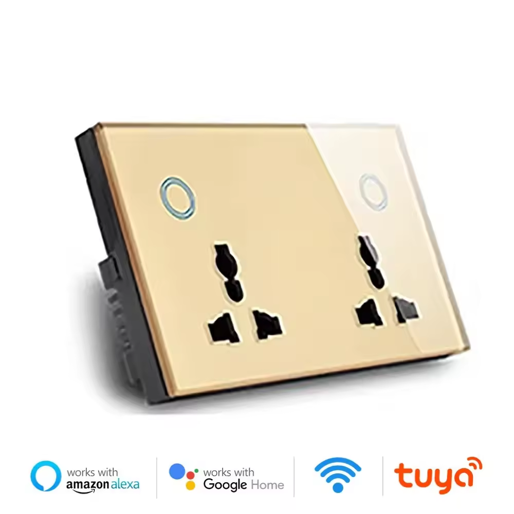 Melery  WIFI Wall Socket TYPE-C USB Universal Electrical Plug Outlet 13A Power Touch Switch Wireless Charge by Alexa Google Home-Melery