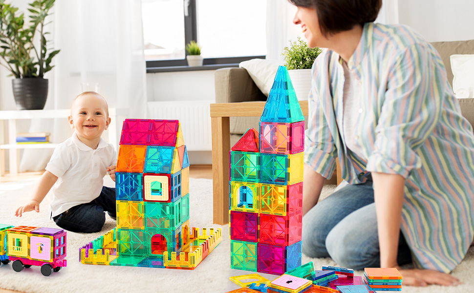 magnetic building tiles