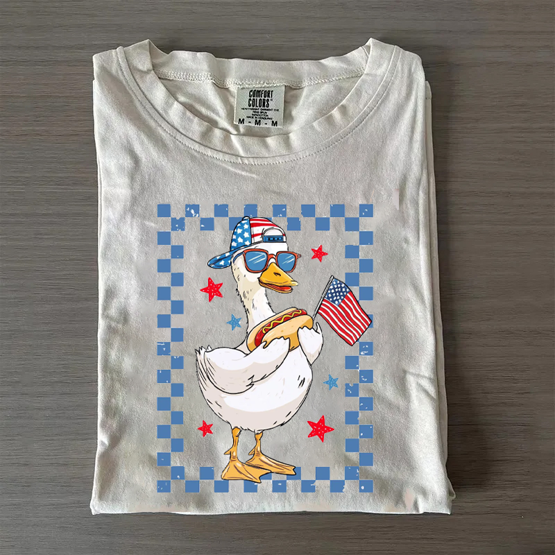 Comfort Colors Patriotic Goose T-shirt