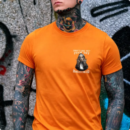 DON'T LIKE ME F*CK OFF Defiant Nun Print Men's T-Shirt