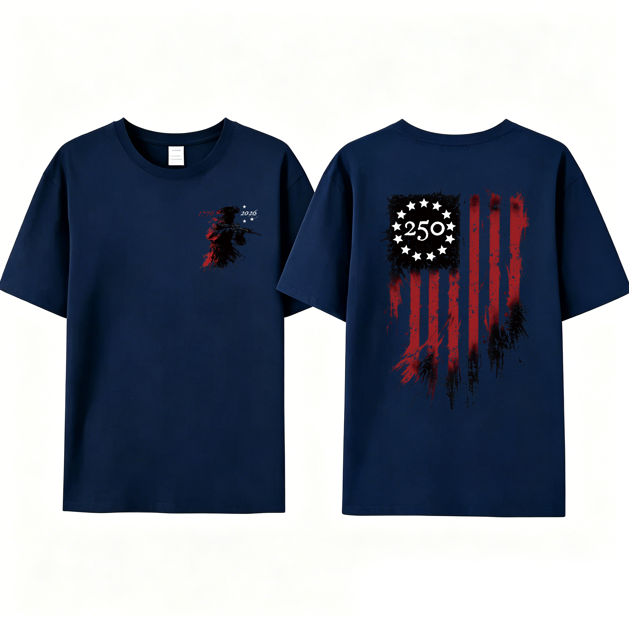 250th Anniversary Distressed American Flag T-Shirt/Sweatshirt/Hoodie