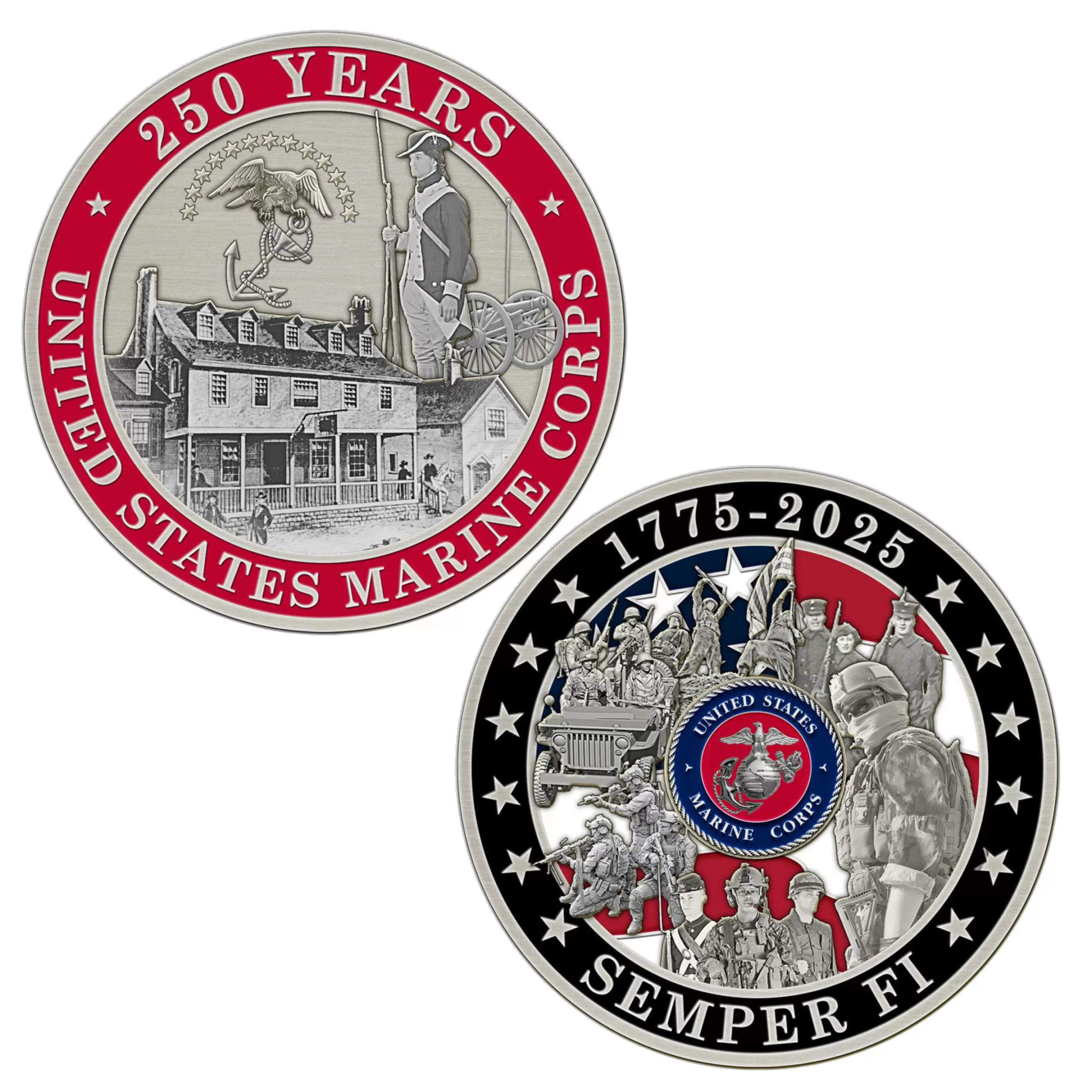 Marine Corps 250th Anniversary Challenge Coin