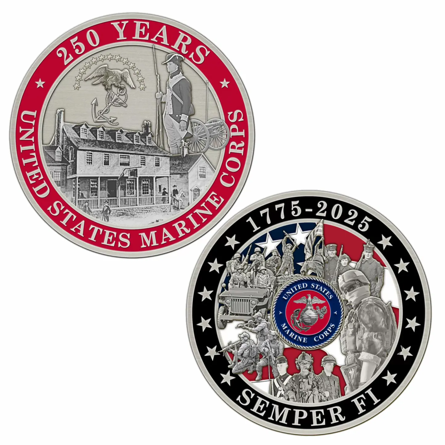 Marine Corps 250th Anniversary Challenge Coin