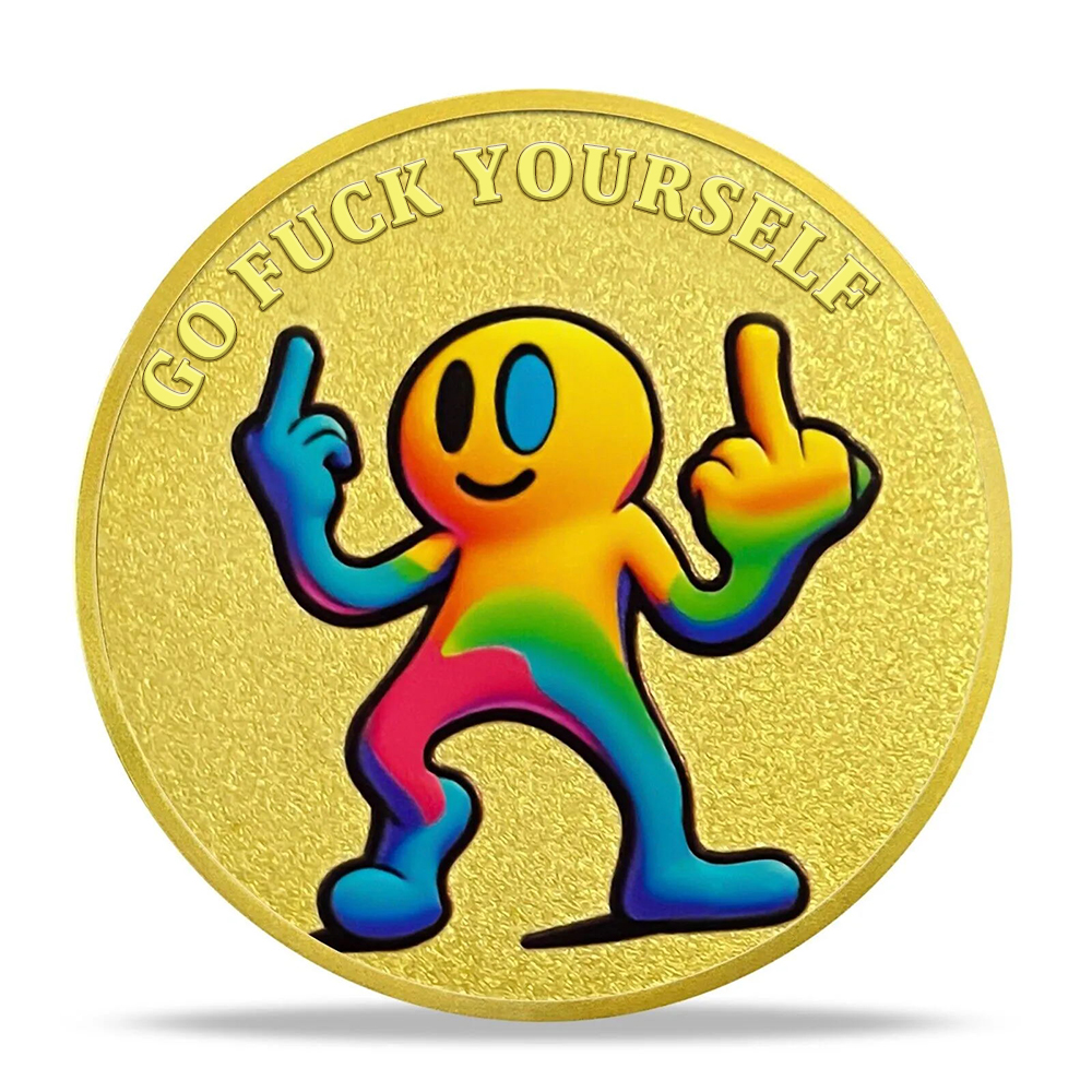 🤣Funny Go Fuck Yourself Challenge Coin