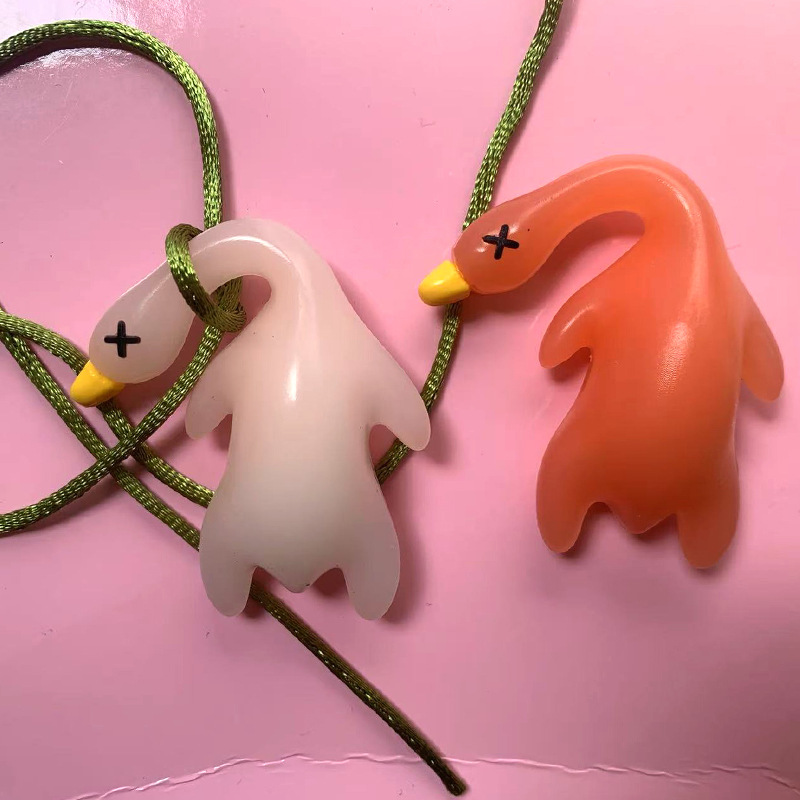 UV-Color-Changing Roast Duck Pendant