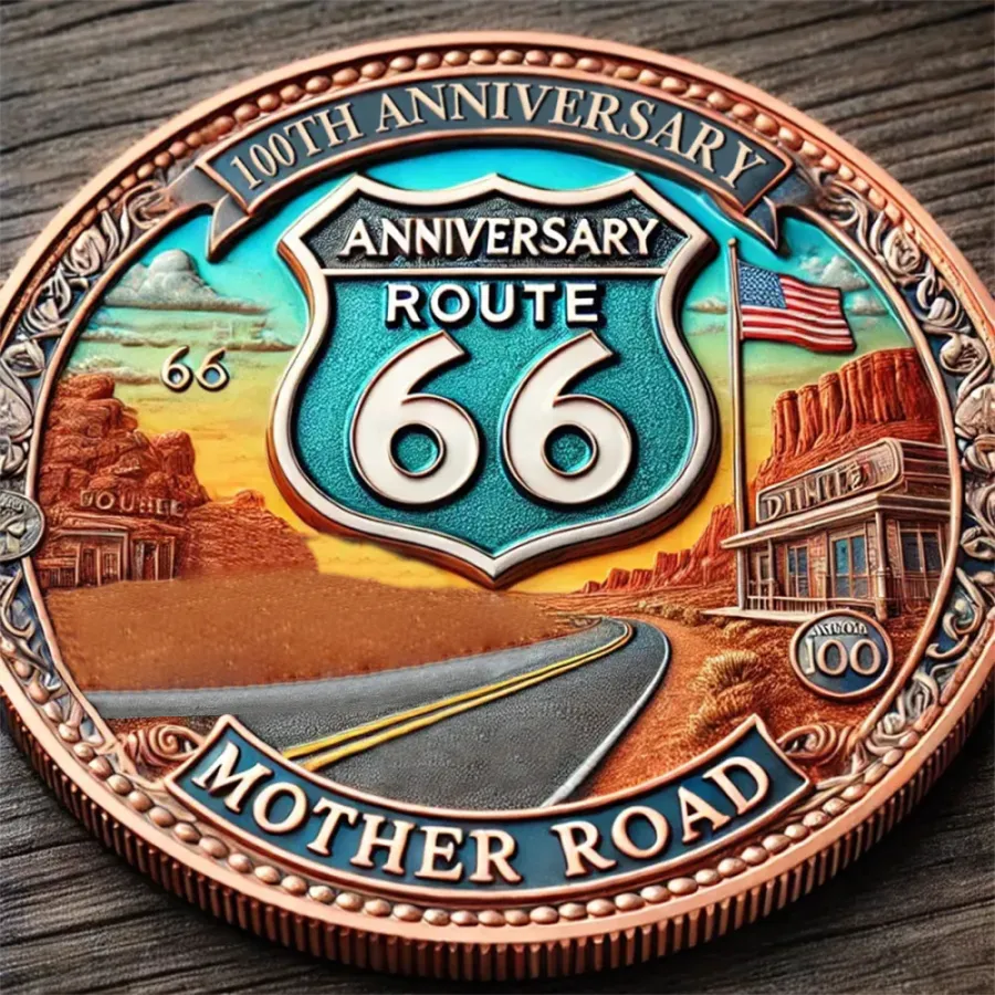 100th Anniversary of the Mother Road Coin