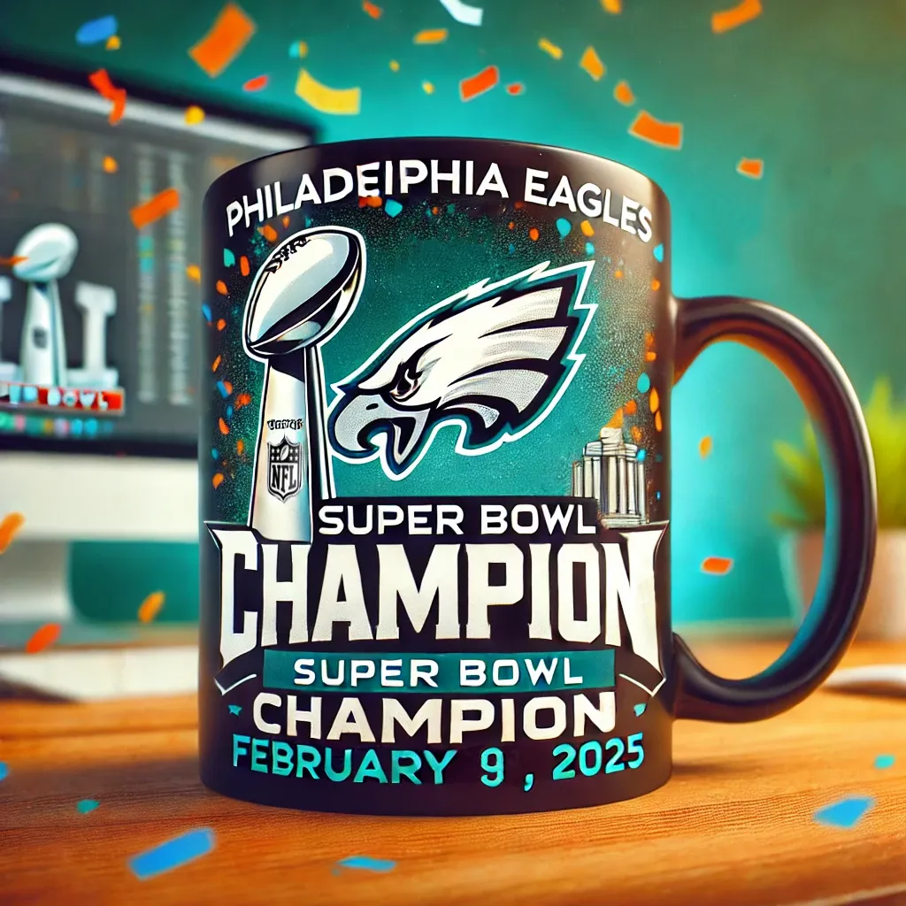 🔥Limited Edition🎁🦅Eagles'2025 Super Bowl Mug🏆