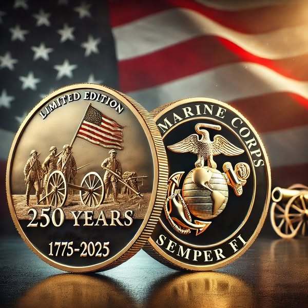 🎁LIMITED EDITION🎁 U.S. Marine Corps Commemorative Coin