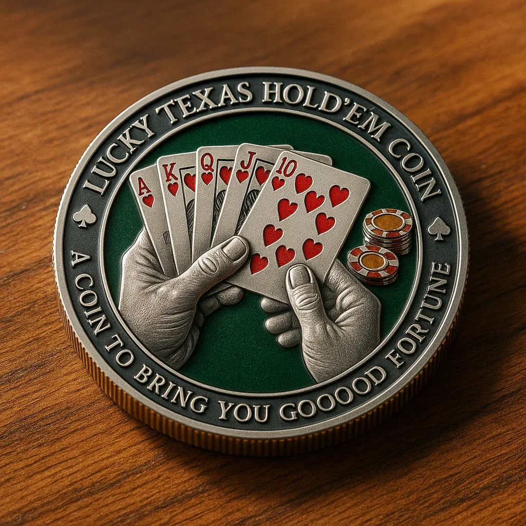 Lucky Texas Hold’em Coin