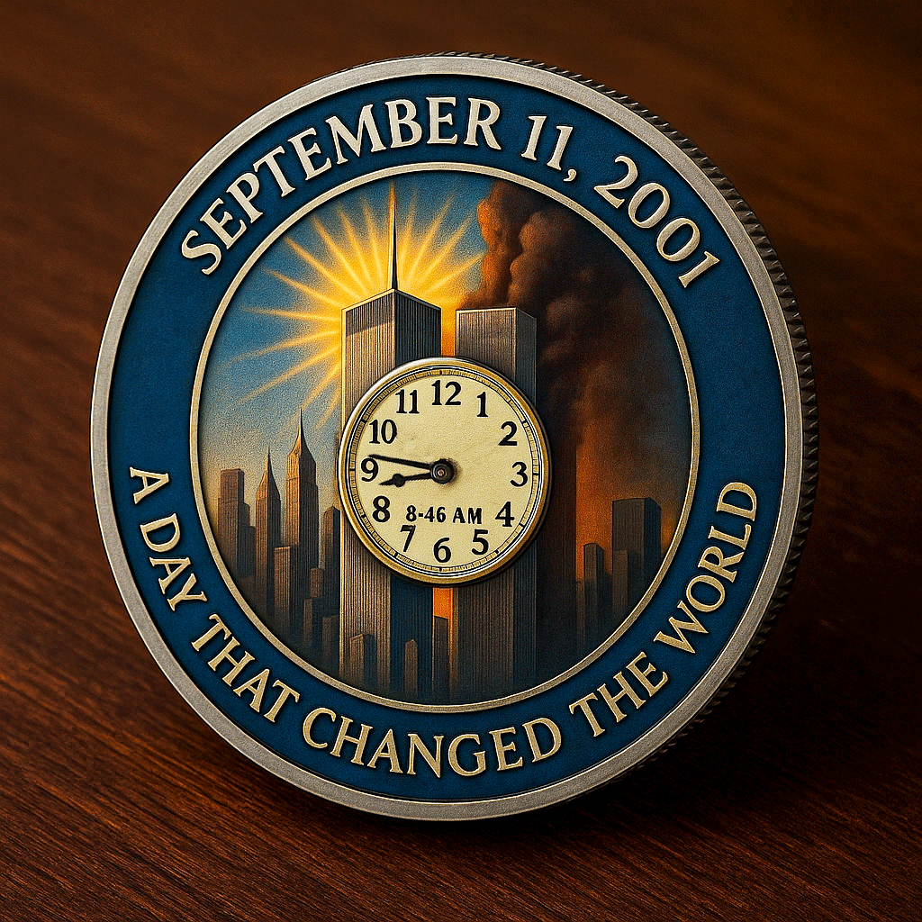 A Tribute to Heroes and Innocent Lives—Never Forget 9/11 Commemorative Coin