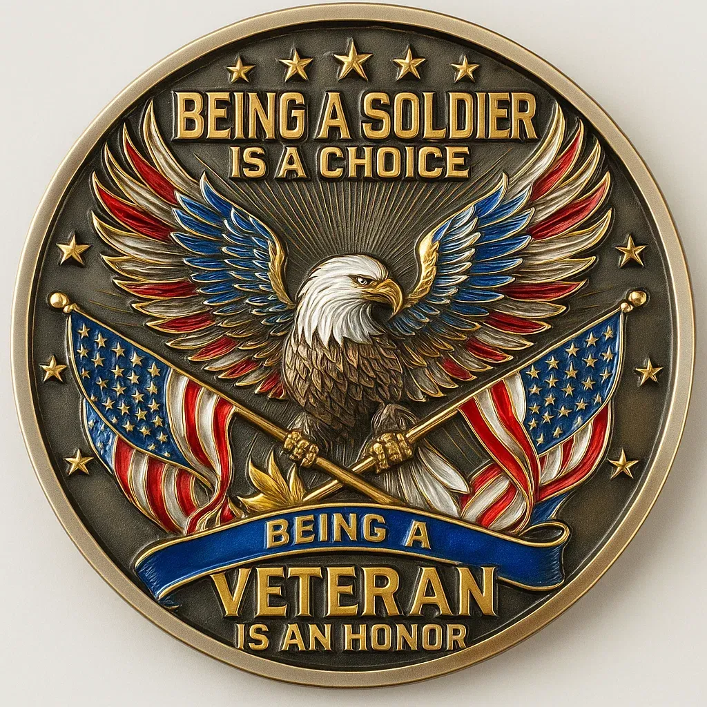 🇺🇸 "Veteran’s Honor" Military Commemorative Coin