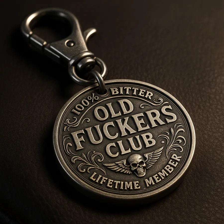 Old Fuckers Club – Lifetime Member Keychain