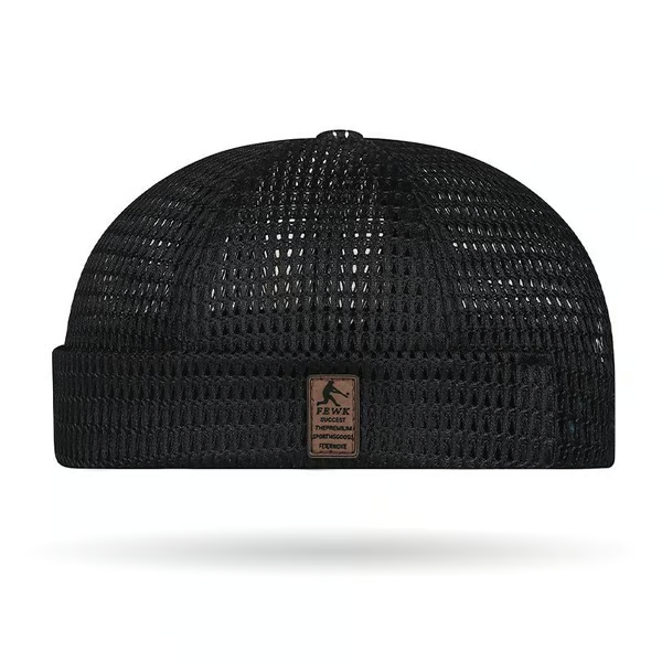 🏆Limited Time Sale 49% OFF🧢Men's Breathable Brimless Docker Hat – Lightweight Mesh Skull Cap for Summer Outdoor Wear