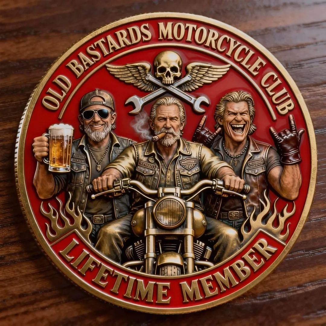 “Old Bastards Motorcycles Club – I ♥ Motorcycle,TITTIES & FREEDOM!”